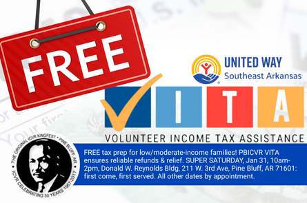 VITA - Free Volunteer Tax Preparation and Filing 